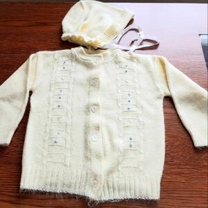 Vintage Baby Sweater Set
